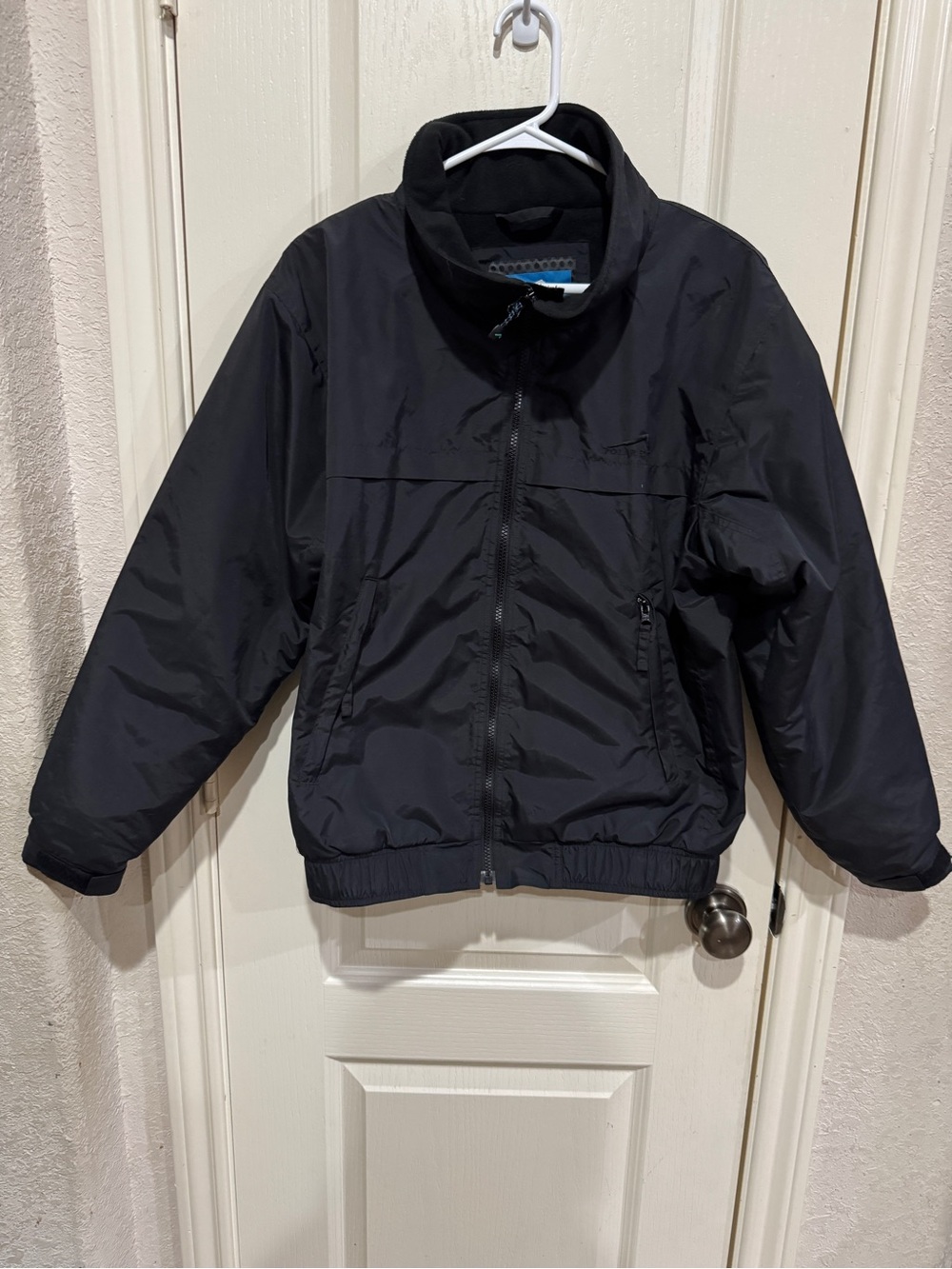 Polar Edge Men’s Skl/Snowboard Zip Up Black Jacket-Size Small